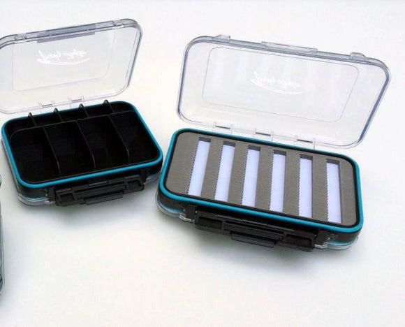 clear blue tackle box Trophy Angler DS Clear Series Tackle Box – All Ice Fishing