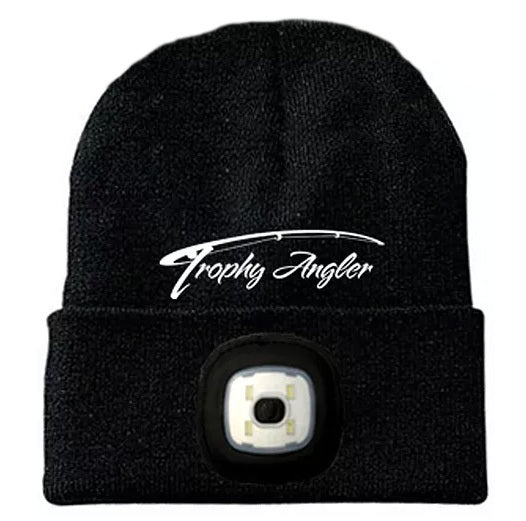 Trophy Rechargable 200 Lumen LED Knit Hat Black