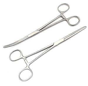 8" Hemostat (Forceps) Curved or Straight