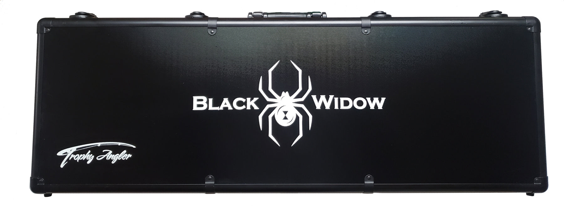 Trophy Angler Black Widow Hard-Sided Ice Rod Case