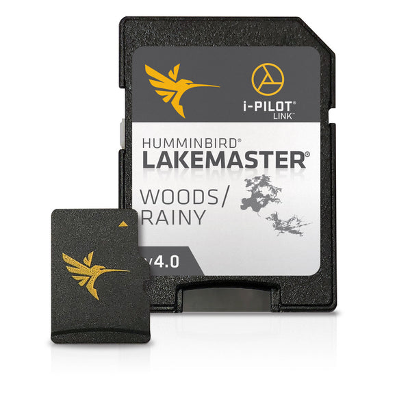 Humminbird Lakemaster Digital Maps - Woods & Rainy