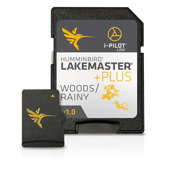 Humminbird Lakemaster Digital Maps - Woods and Rainy Plus